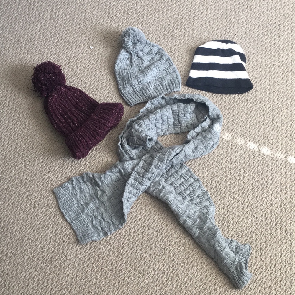 Beanies and Scarf